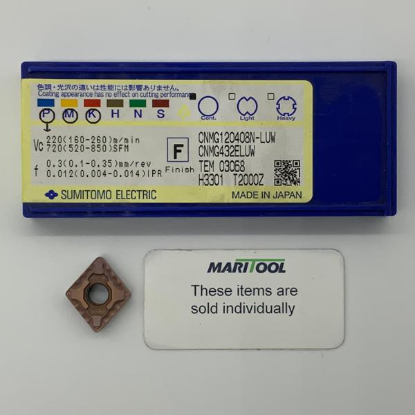 Sumitomo CNMG120408N-LUW T2000Z ( CNMG432ELUW )