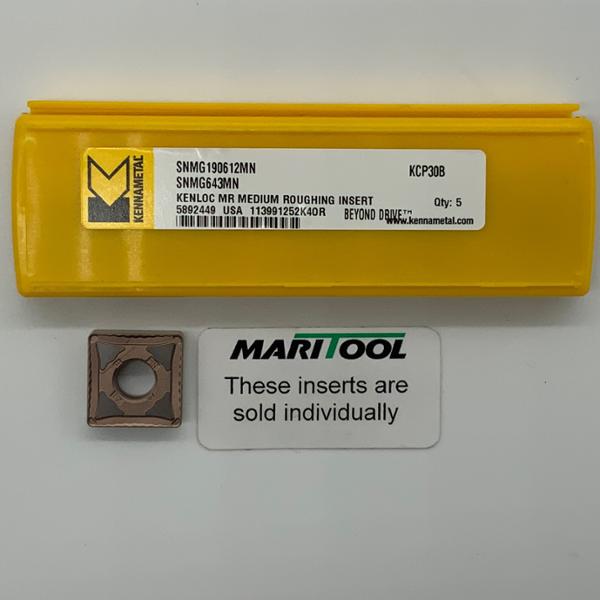 Kennametal SNMG190612MN KCP30B ( SNMG643MN )