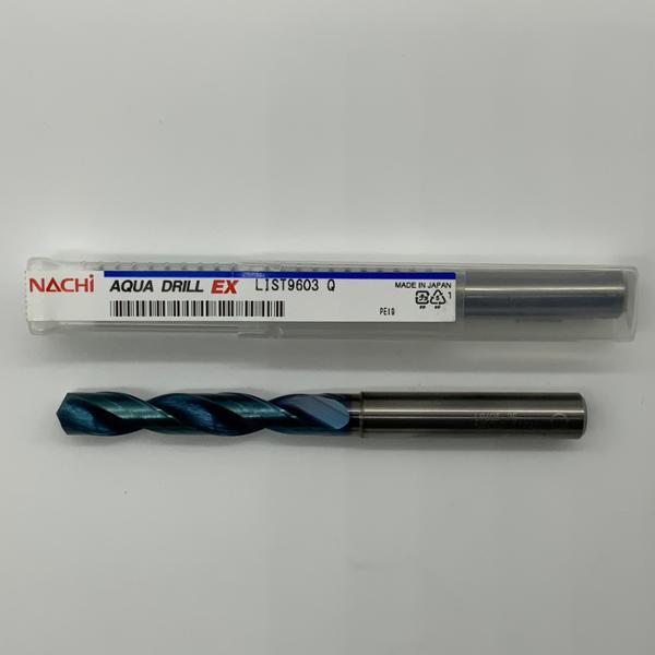 Nachi Solid Carbide 2 Flute Drill .3320 (Q) Cutting Dia x 2.17 Flute Length