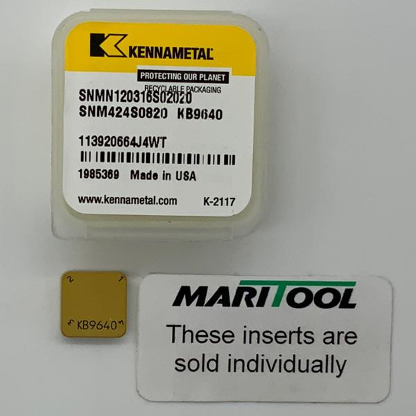 Kennametal SNMN120316S02020 KB9640 ( SNM424S0820 )