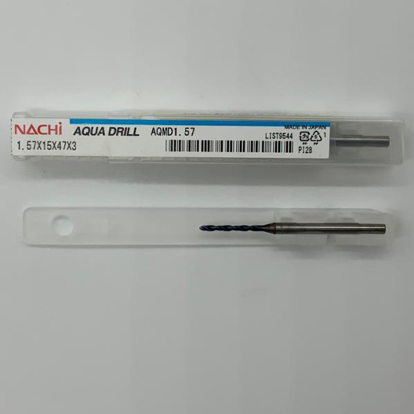 Nachi Solid Carbide 2 Flute Drill .0618 (1.57mm) Cutting Dia X .59 Flute Length