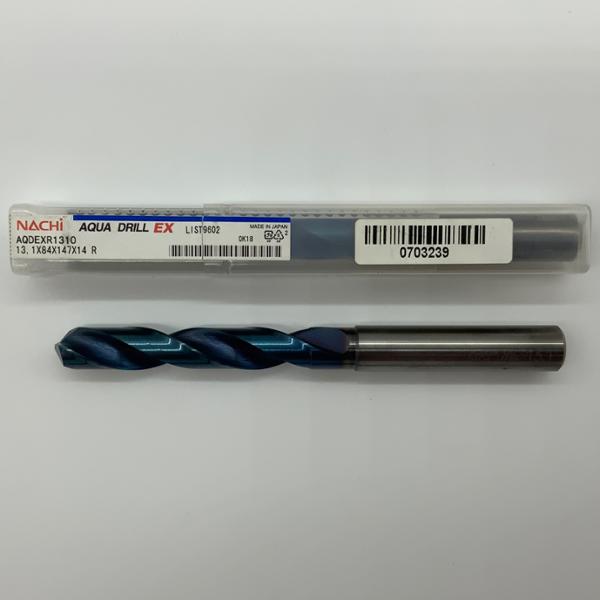Nachi Solid Carbide 2 Flute Drill .5157 (13.1mm) Cutting Dia X 3.31 Flute Length