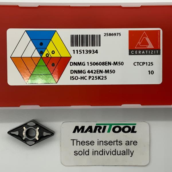 Ceratizit DNMG150608EN M50 CTCP125 ( DNMG442EN M50 )