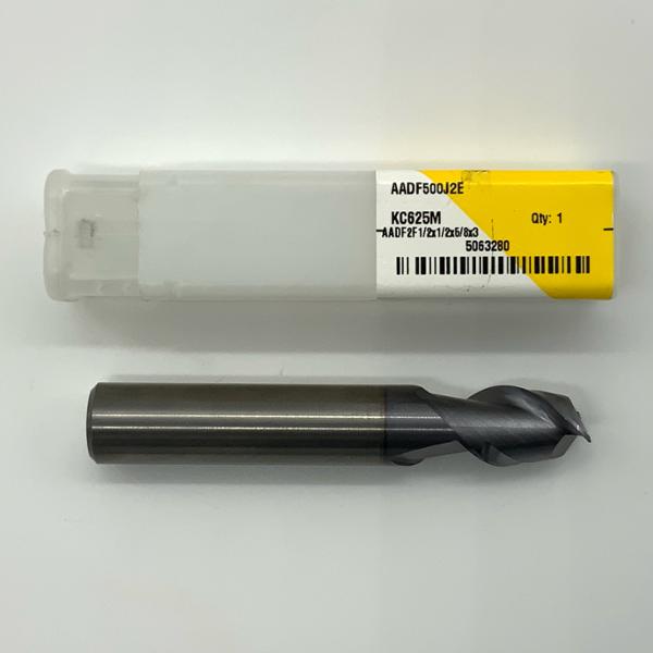 Kennametal Solid Carbide 2 Flute Endmill .5000 (1/2”) Cutting Dia X .63 Flute Length
