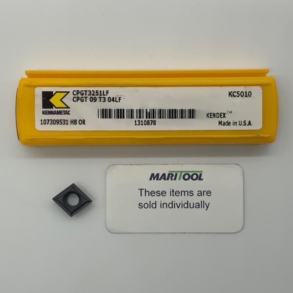 Kennametal CPGT09T304LF KC5010 ( CPGT3251LF )