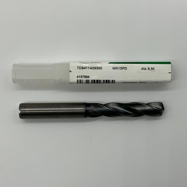 Widia Solid Carbide 2 Flute Drill .3661 (9.3mm) Cutting Dia X 1.62 Flute Length Coolant Thru