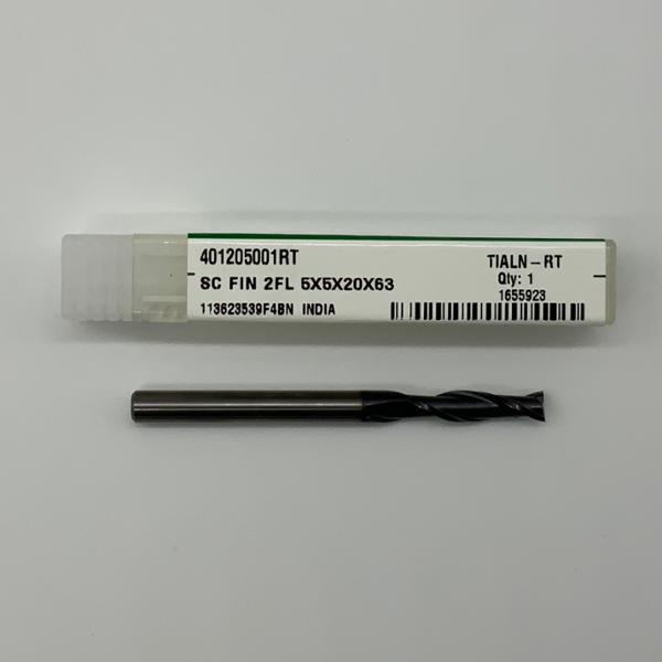 Widia Solid Carbide 2 Flute Endmill .1969 (5mm) Cutting Dia X .79 Flute Length