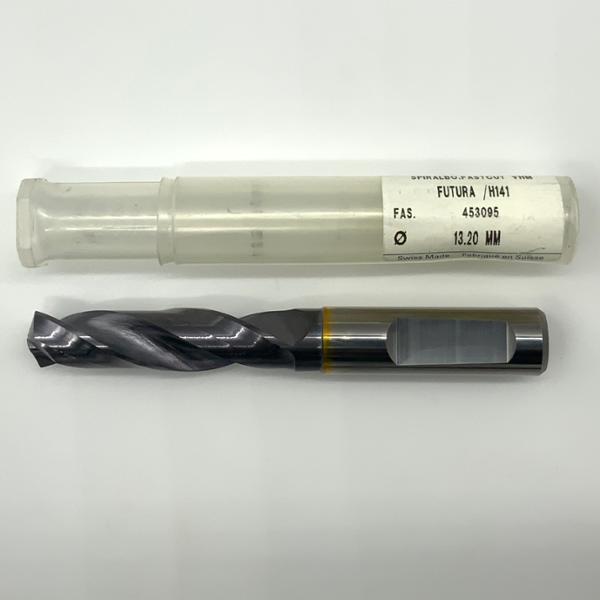 Sphinx Solid Carbide 2 Flute Drill .5197 (13.2mm) Cutting Dia X 1.85 Flute Length