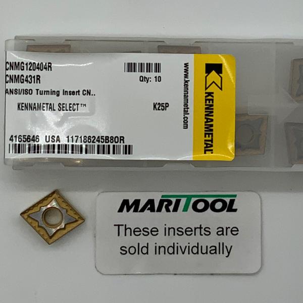 Kennametal CNMG120404R K25P ( CNMG431R )