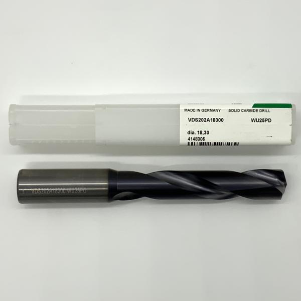 Widia Solid Carbide 2 Flute Drill .7205 (18.3mm) Cutting Dia X 3.30 Flute Length