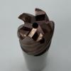 Solid Carbide 5 Flute Endmill .7500 (3/4) Cutting Dia X .88 Flute Length Coolant Thru With .120 Corner Radius