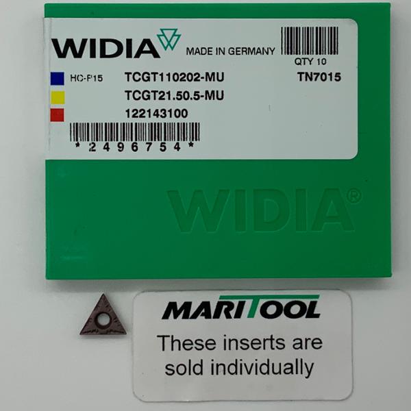 Widia TCGT110202 MU  TN7015 ( TCGT21.50.5 MU )