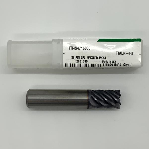 Widia Solid Carbide 6 Flute Endmill .6250 (5/8”) Cutting Dia X .75 Flute Length