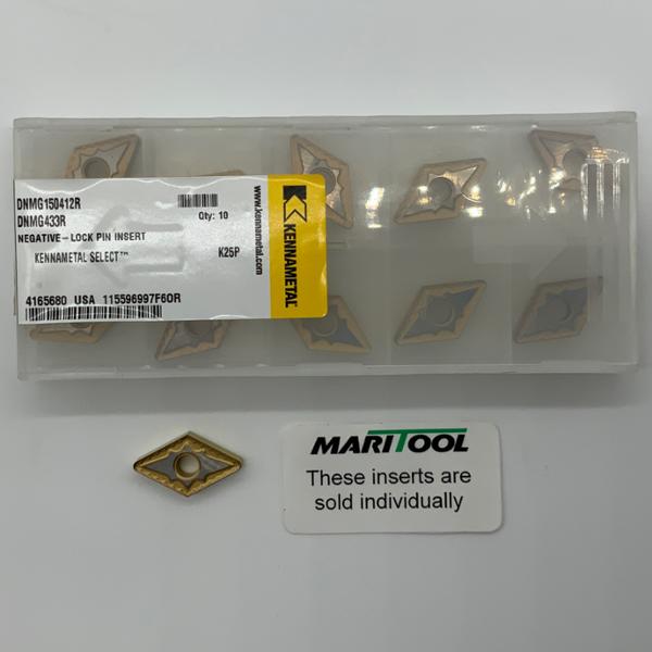 Kennametal DNMG150412R K25P (DNMG433R)