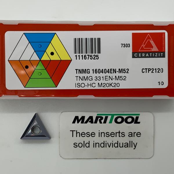 Ceratizit TNMG160404EN M52 CTP2120 ( TNMG331EN M52 )