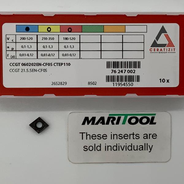 Ceratizit CCGT060202EN CF05 CTEP110 ( CCGT21.5.5EN CF05 )