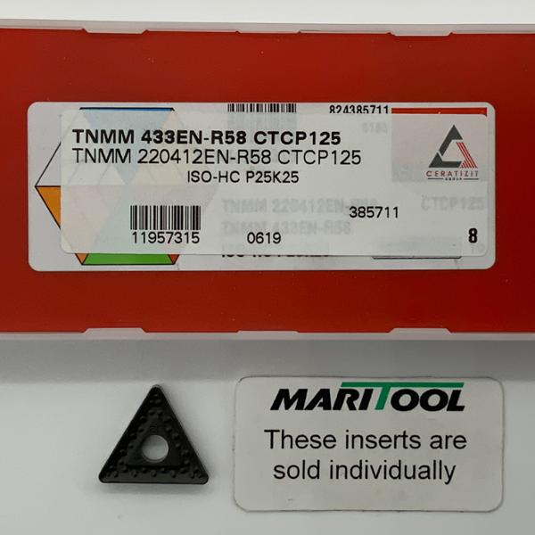 Ceratizit TNMM220412EN R58 CTCP125 ( TNMM433EN R58 )