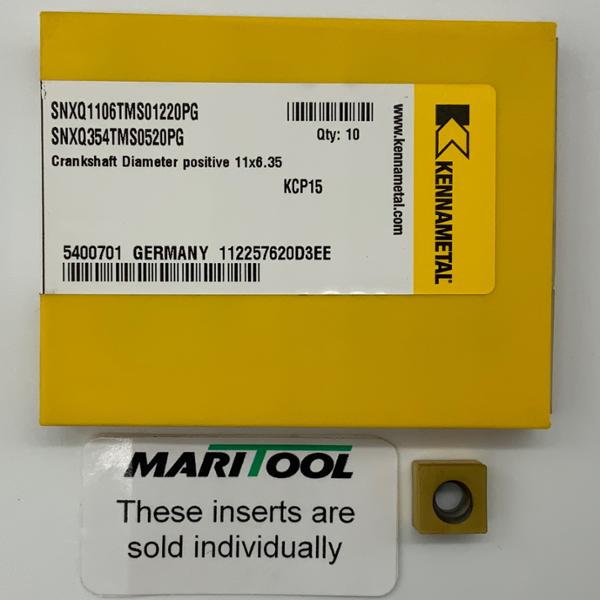 Kennametal SNXQ1106TMS01220PG KCP15 ( SNXQ354TMS0520PG )