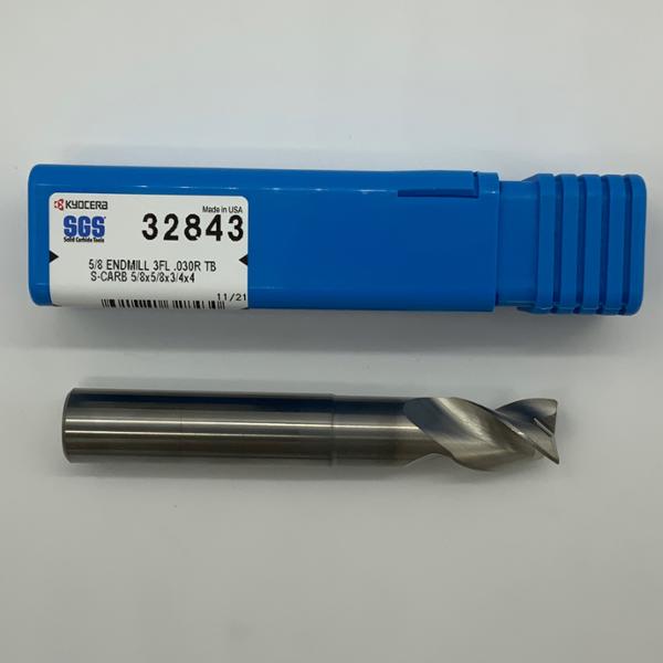 Number of Flutes: 4 Cleveland Corner Radius End Mill 3/8 Milling Dia TiAlN C80032 1-1/8 Length of Cut 