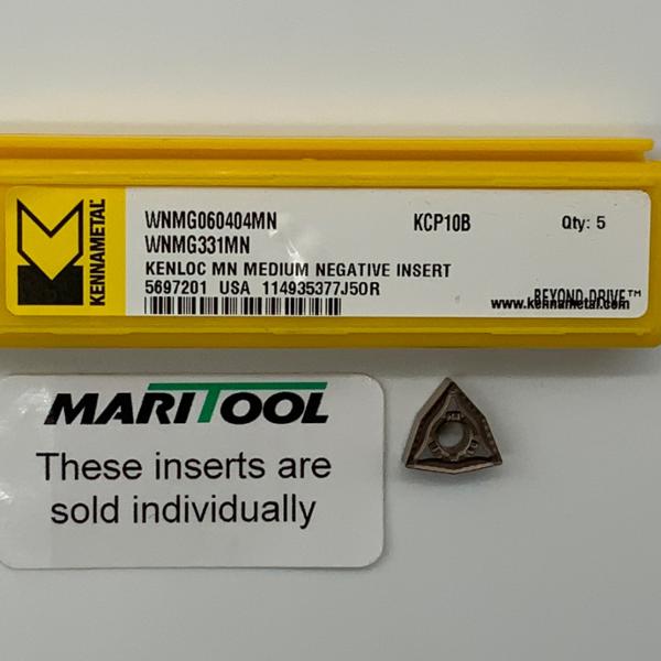 Kennametal WNMG060404MN KCP10B ( WNMG331MN )