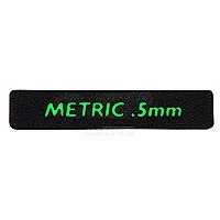 MariTool Plastic Collet Tray Label Size 2 - Metric .5mm