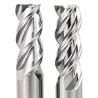 High Performance 45 Degree Helix End Mills