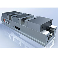 6" x 20" Dual Station Orange Vise