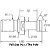 Coolant Thru Pull Stud 31109A-C High Strength