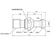 ISO30 Pull Stud 49019 45 degree Colombo