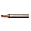 Side Milling Chamfer Mill .1574 (4mm) Dia X 90 Degree x .2362 (6mm) Shank 3 Flute