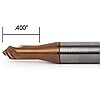 Side Milling Chamfer Mill .1574 (4mm) Dia X 90 Degree x .2362 (6mm) Shank 3 Flute