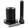 1.0 Keyed Slitting Saw Arbor Cap .730 Long with Screw and Key