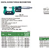 Digital Screw Thread Micrometer 7-8"/175-200mm