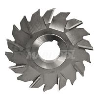 Moon Cutter Staggered Tooth Side Milling Cutter HSS 2.5-.250-.875-16 Teeth