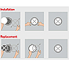 Velum MOTOR 300mm Filter Refill 11.8" - 12 pack