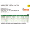 Waterproof Digital Caliper 0-8"/0-200mm