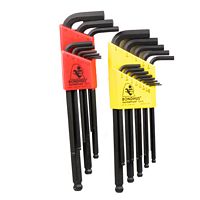 Bondhus Bondhus 20199 Inch/Metric Balldriver L-wrench Double Pack